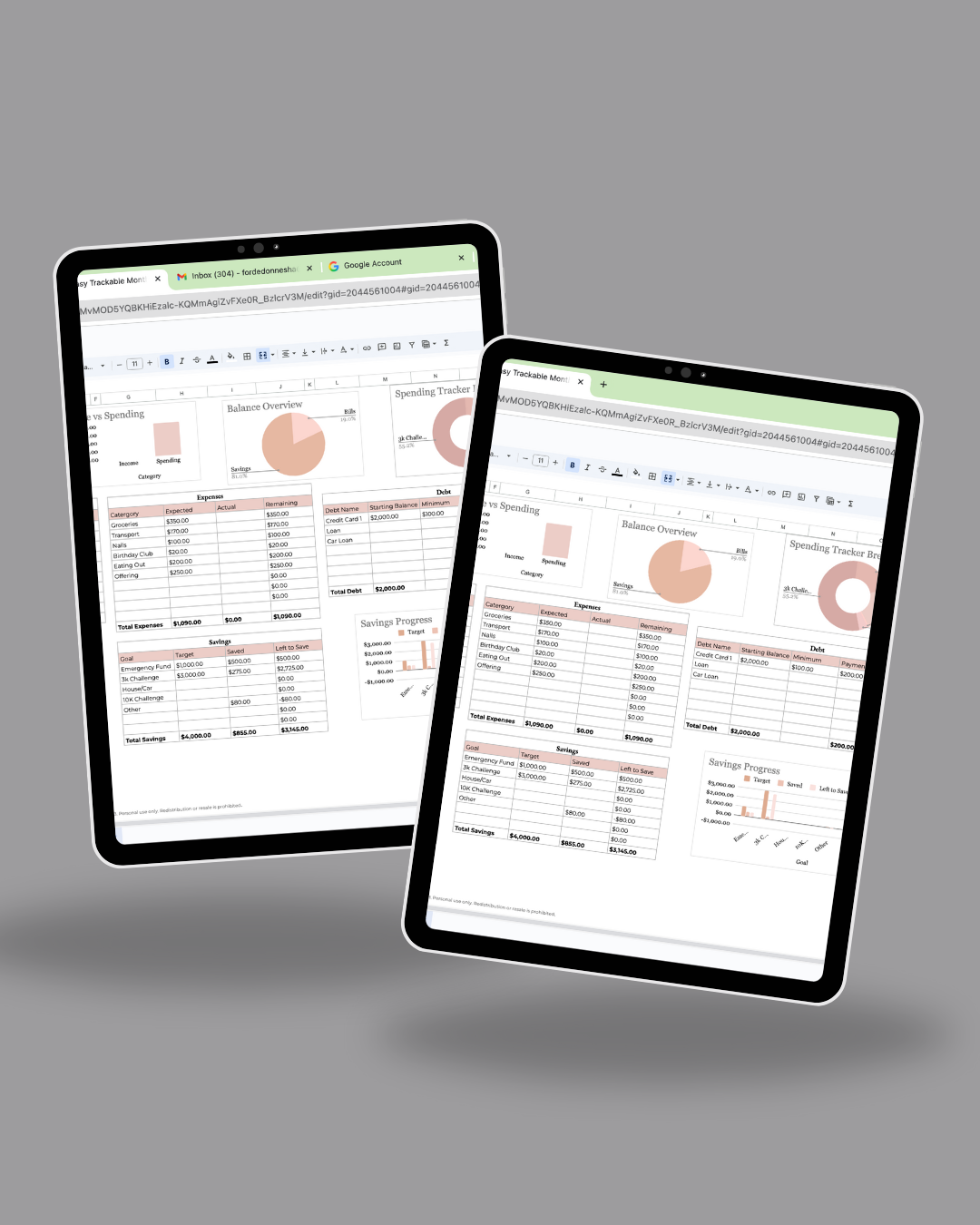 Monthly Budget Template