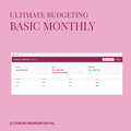 Ultimate Budgeting Dashboard - BASIC (Monthly)