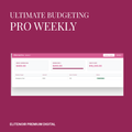 Ultimate Budgeting Dashboard - PRO (Weekly)